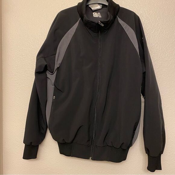 New Balance mens black Jacket lightweight fleece lined-stretch knit -Small - Picture 1 of 8